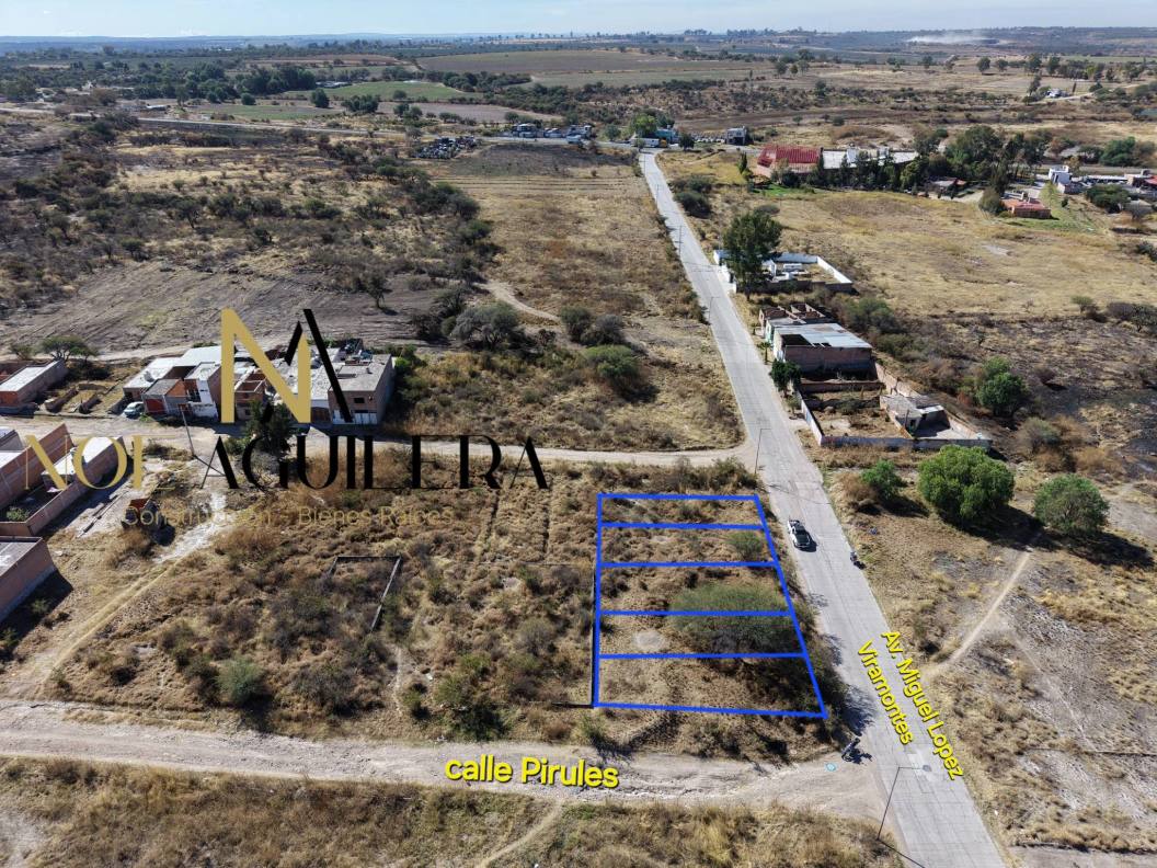 5 Terrenos juntos sobre avenida en colonia Loma Linda