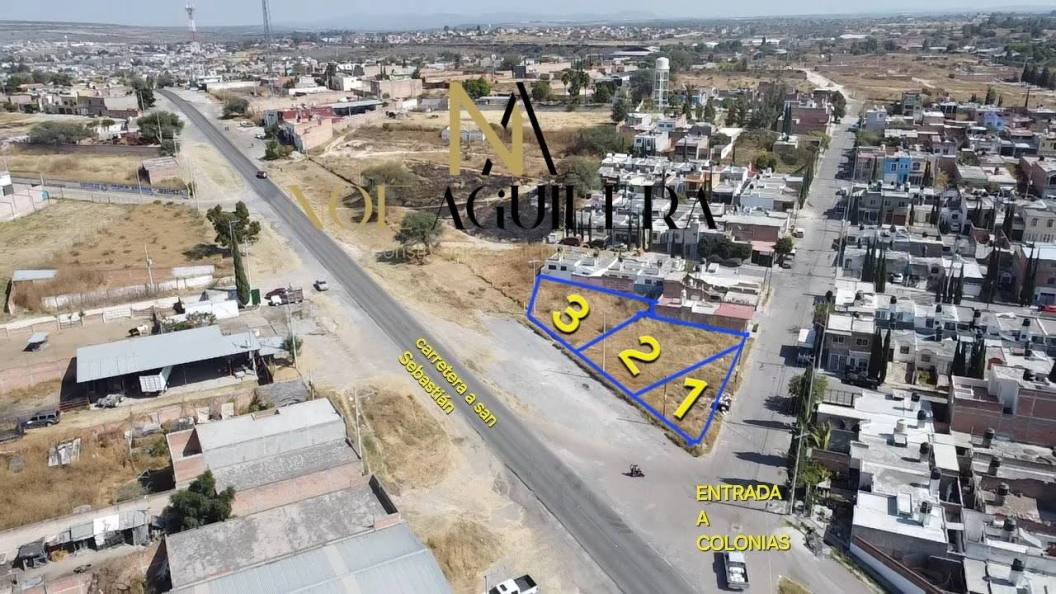 Terrenos comerciales en venta sobre carretera a San Sebastian
