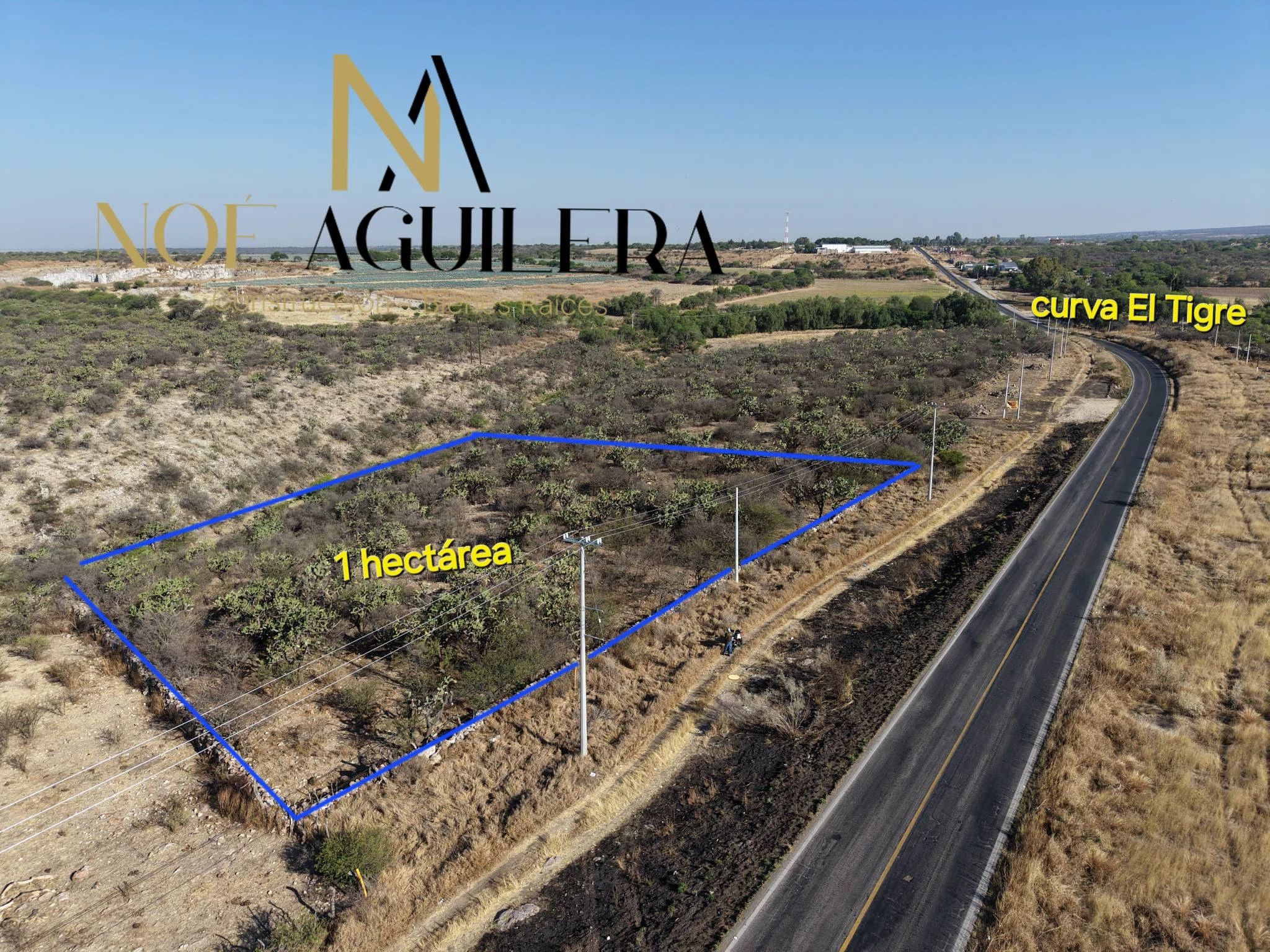 1 Hectarea en venta sobre carretera antes del llegar al Tigre.