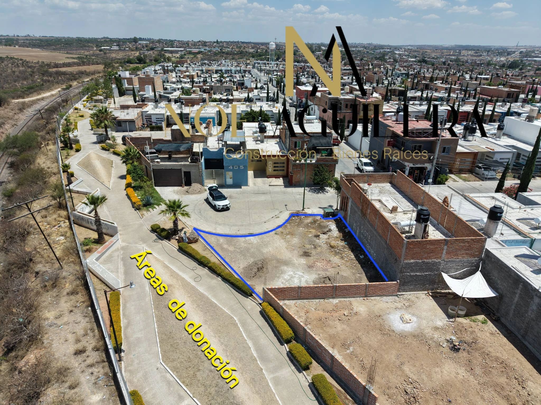 TERRENO PEGADO AL AREA DE DONACION